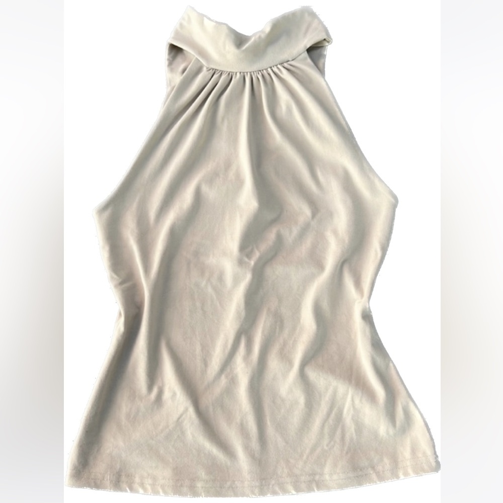 Susana Monaco High Neck Fitted Top Size Small